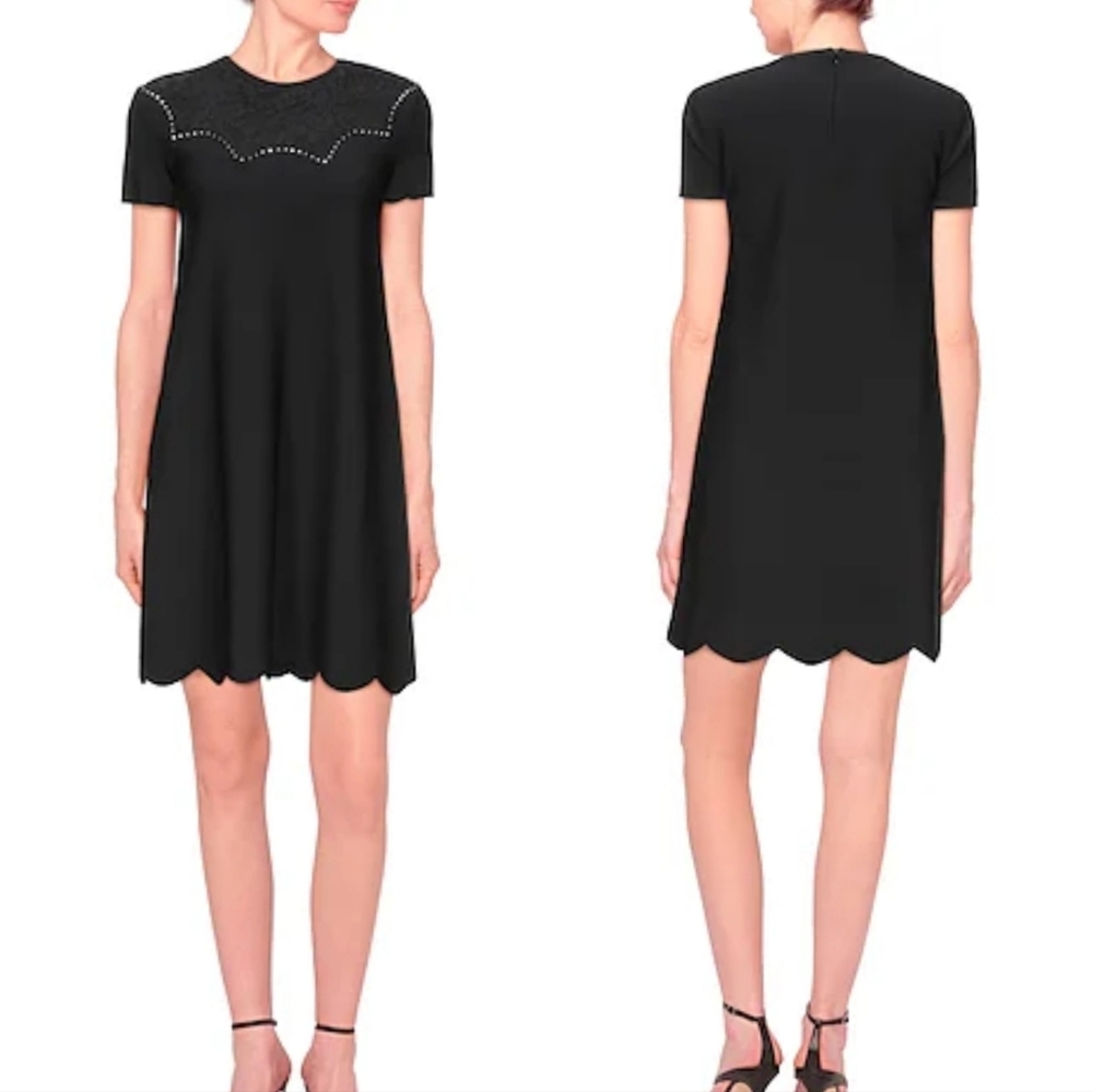 Valentino‎ Black A-Line Mini Dress